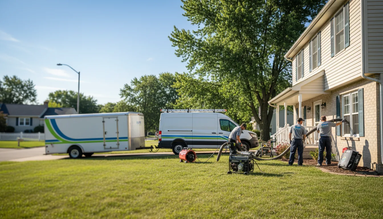 Flooded Basement Restoration And Cleanup With Repair in Mchenry, ND near me